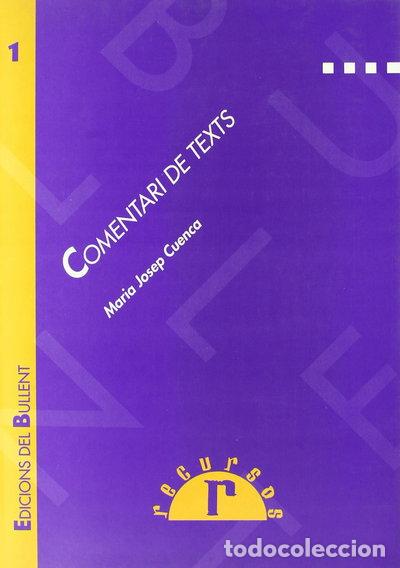 Libros: Comentari de texts- 9788489663084