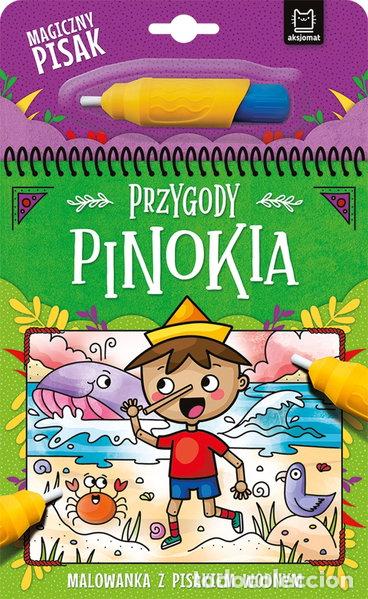 Libros: Przygody Pinokia. Malowanka z pisakiem wodnym- 9788382136661