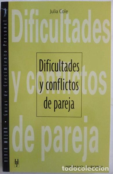 Livros em segunda m&atilde;o: Dificultades y conflictos de pareja- 9788425514159