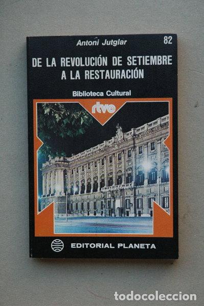 books: De la Revoluci&oacute;n de Setiembre a la Restauraci&oacute;n- 9788432026522