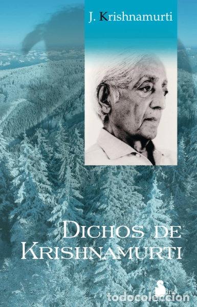 Libros: Dichos de Krishnamurti- 9788478084166