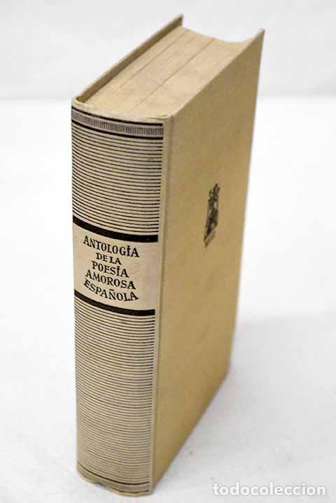 books: Antolog&iacute;a de la poes&iacute;a amorosa espa&ntilde;ola