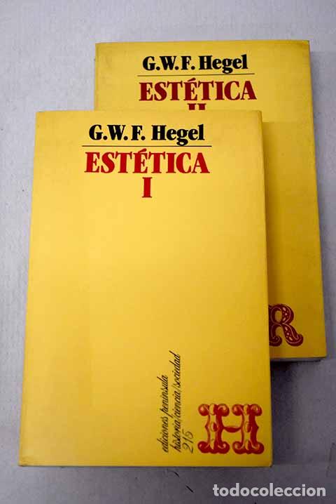 Libros: Lecciones de est&eacute;tica.- Hegel, Georg Wilhelm Friedrich