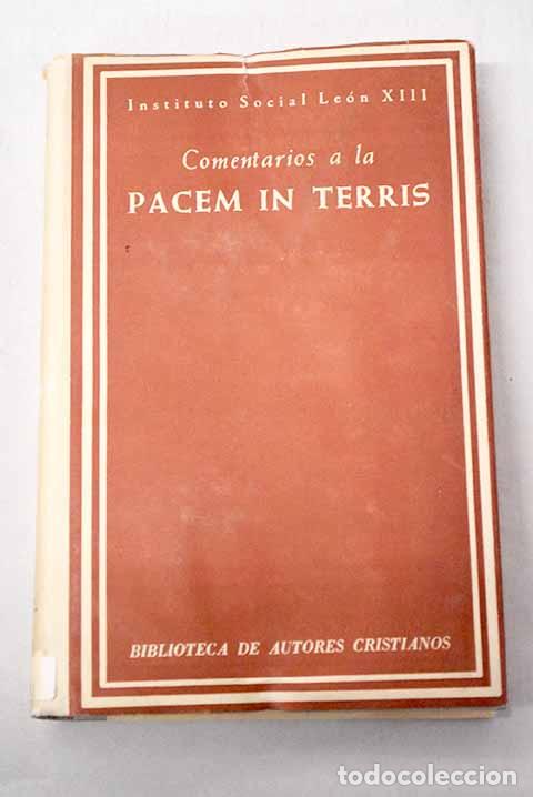 Livros em segunda m&atilde;o: Comentarios a la Pacem in terris