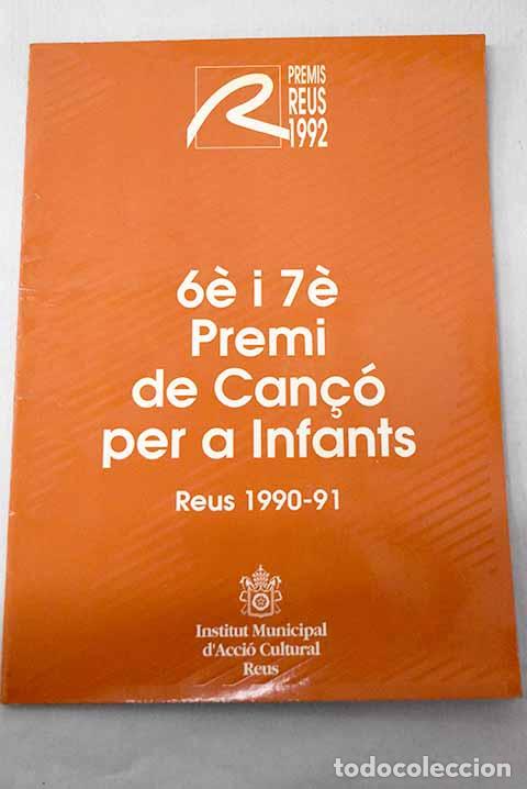 Livres: Premis Reus 1992 6e i 7e premi de Canc&oacute; per a Infants: Reus 1990- 91