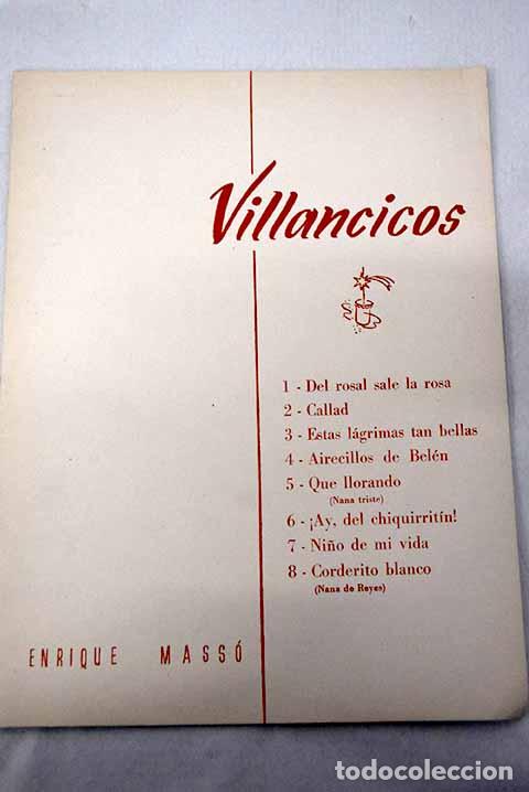 Livres: Villancicos: Mass&oacute;, Enrique.- Mass&oacute;, Enrique