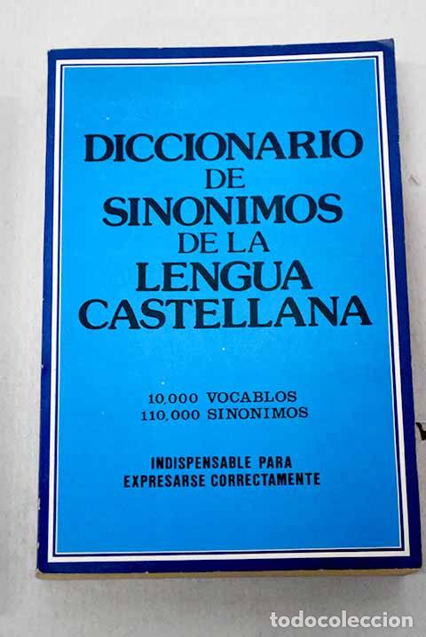 Livres: Diccionario de sin&oacute;nimos de la lengua castellana.- Mateo Blanco, Joaqu&iacute;n