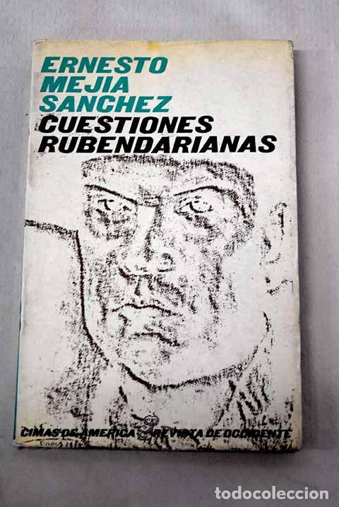 Livres: Cuestiones rubendarianas.- Mej&iacute;a S&aacute;nchez, Ernesto