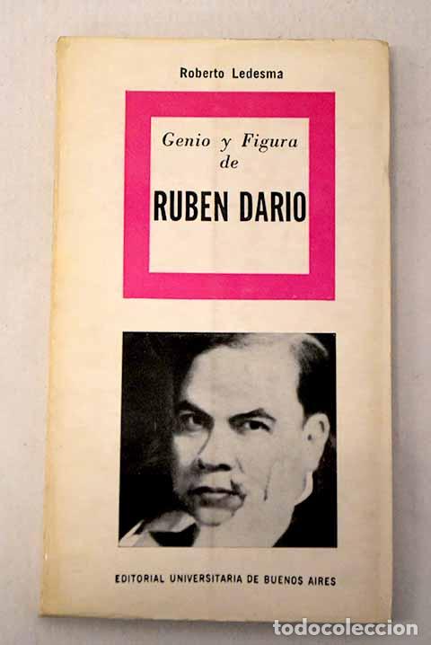 Libros: Genio y figura de Rub&eacute;n Dar&iacute;o.- Ledesma, Roberto