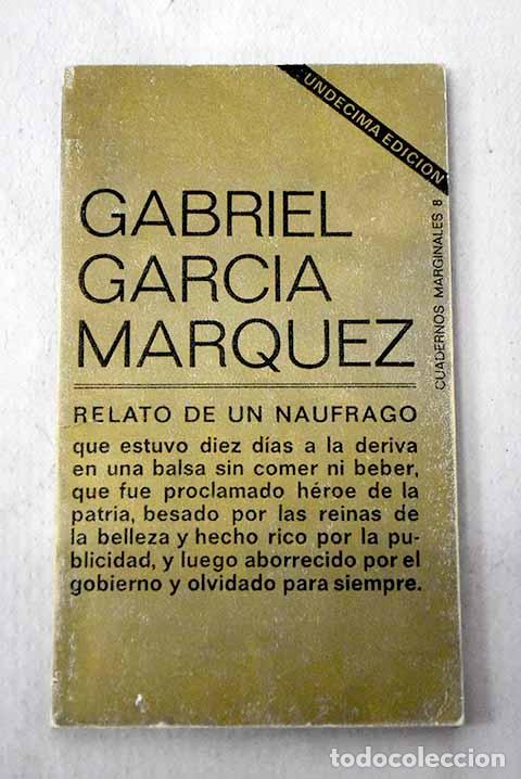 books: Relato de un n&aacute;ufrago.- Garc&iacute;a M&aacute;rquez, Gabriel