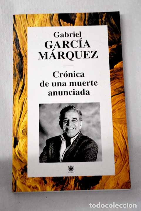 books: Cr&oacute;nica de una muerte anunciada.- Garc&iacute;a M&aacute;rquez, Gabriel