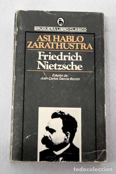 books: As&iacute; habl&oacute; Zarathustra.- Nietzsche, Friedrich
