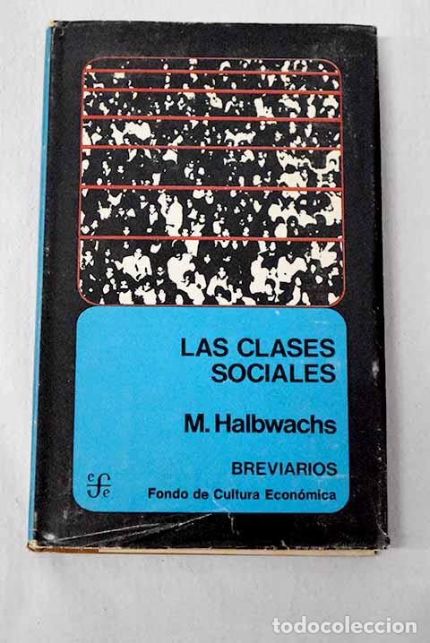 Livros em segunda m&atilde;o: Las clases sociales: Halbwachs, Maurice.- Halbwachs, Maurice