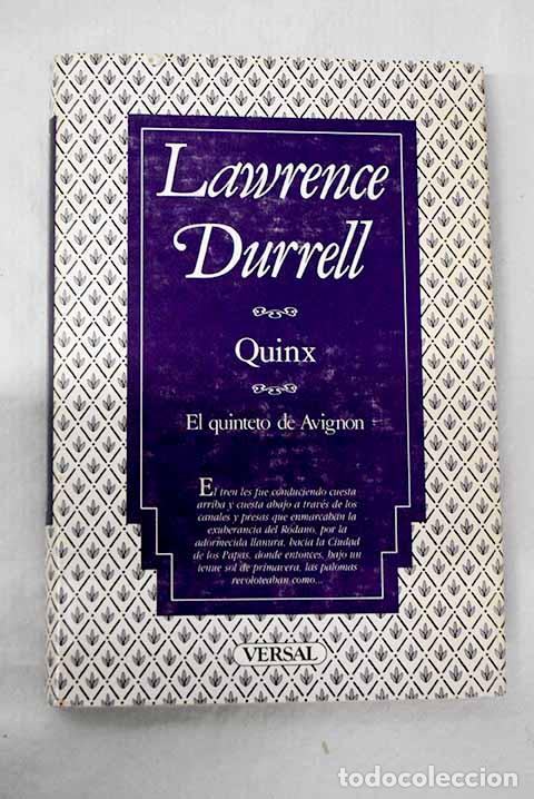 Livros em segunda m&atilde;o: Quinx o El relato del asesino.- Durrell, Lawrence