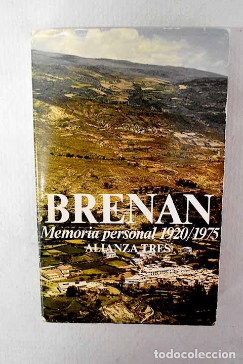 Livres: Memoria personal: 1920-1975.- Brenan, Gerald