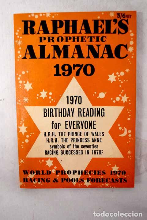 Livros em segunda m&atilde;o: Raphael s prophetic almanac and year book 1970.- Raphael, Edwin