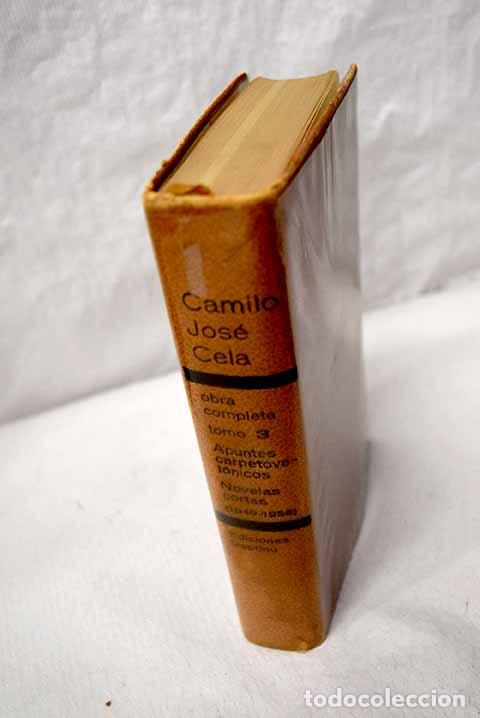 Libros: Obra completa, tomo III.- Cela, Camilo Jos&eacute;