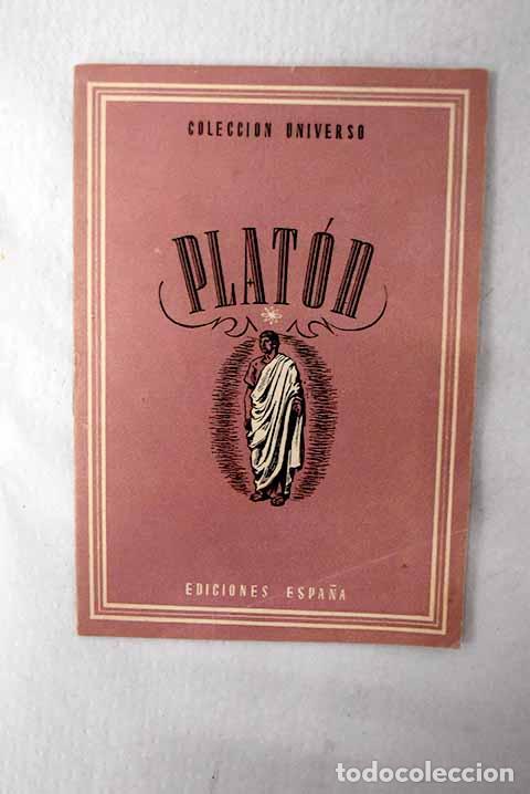 Livres: Plat&oacute;n: : Ediciones Espa&ntilde;a.