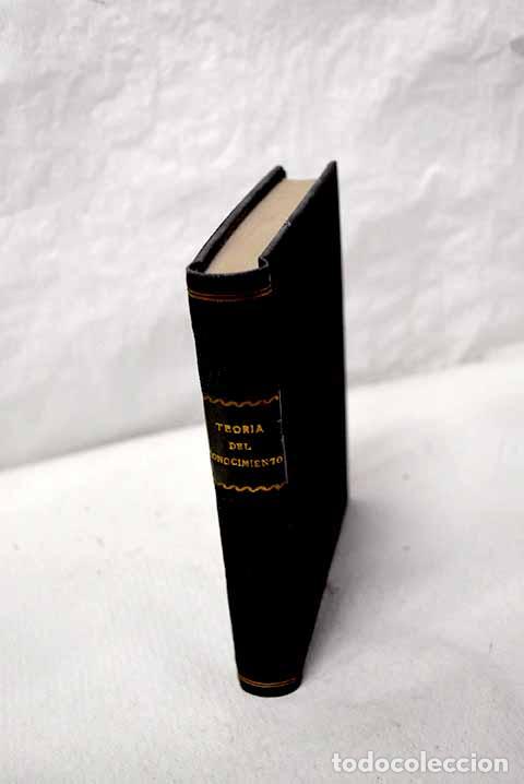 Livres: Teor&iacute;a del conocimiento y Ontolog&iacute;a.- Carreras y Artau, Joaqu&iacute;n