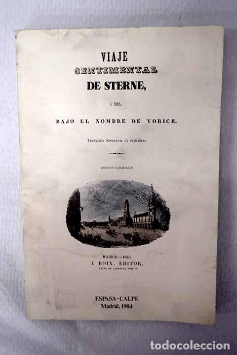 B&uuml;cher: Viaje sentimental: Sterne, Laurence.- Sterne, Laurence