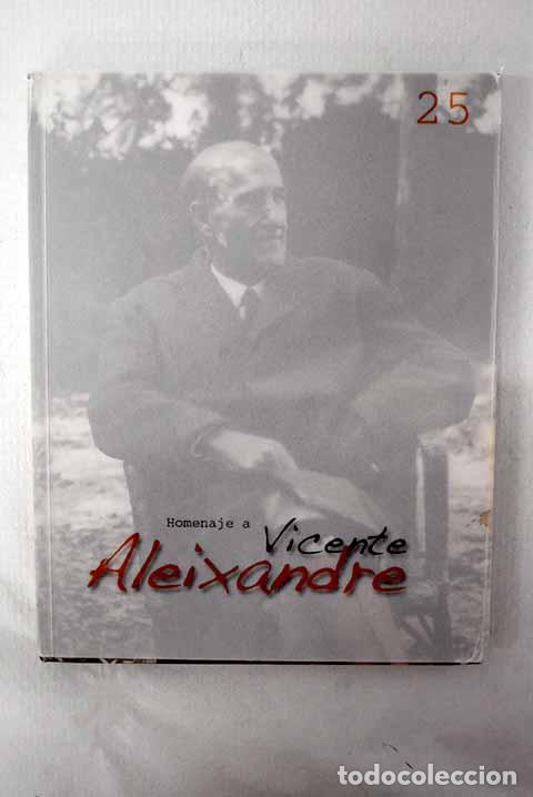 Livros em segunda m&atilde;o: Homenaje a Vicente Aleixandre