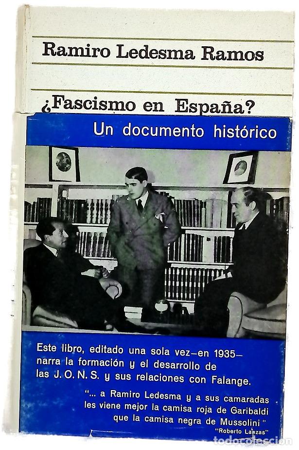 Libros: &iquest;Fascismo en Espa&ntilde;a? : Discurso a las juventudes de Espa&ntilde;a