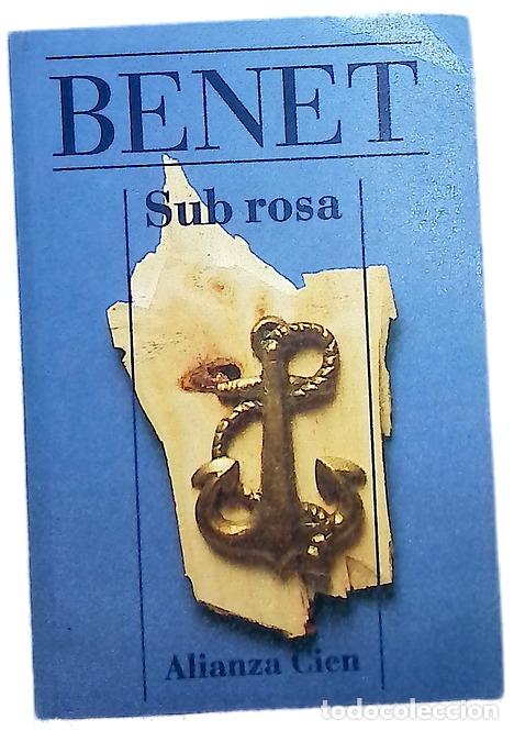 Libros: Sub rosa - Benet, Juan - Alianza Editorial