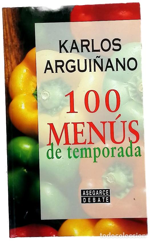 Libros: 100 men&uacute;s de temporada - Argui&ntilde;ano, Karlos
