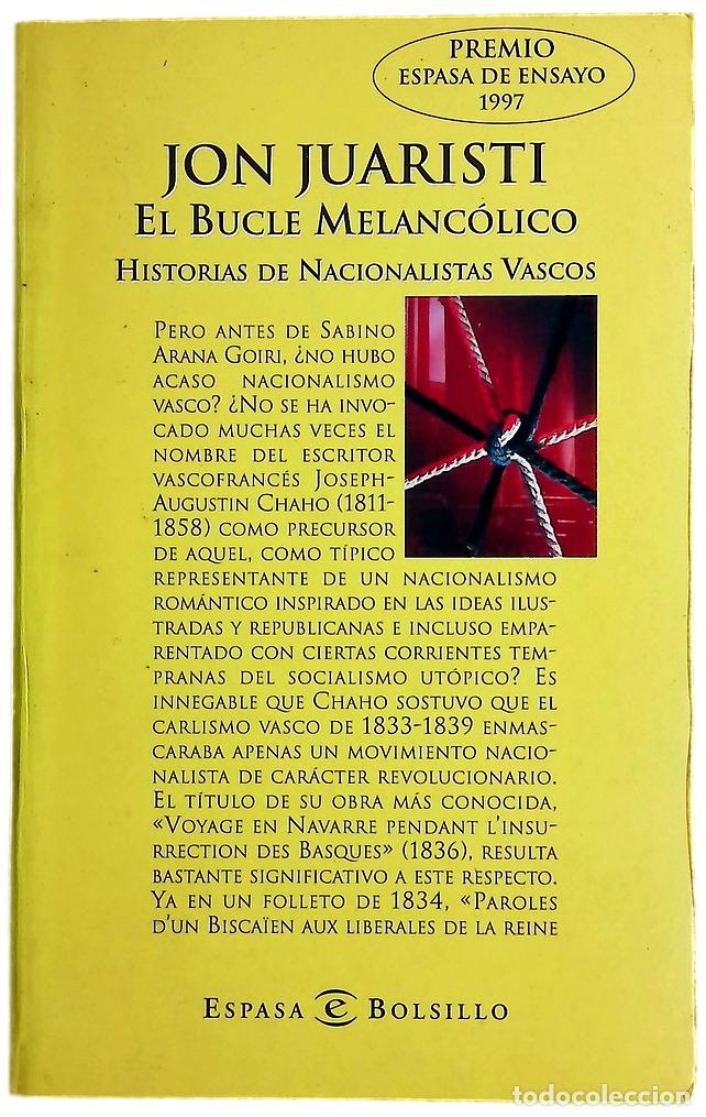 Libros: El bucle melanc&oacute;lico historias de nacionalistas vascos