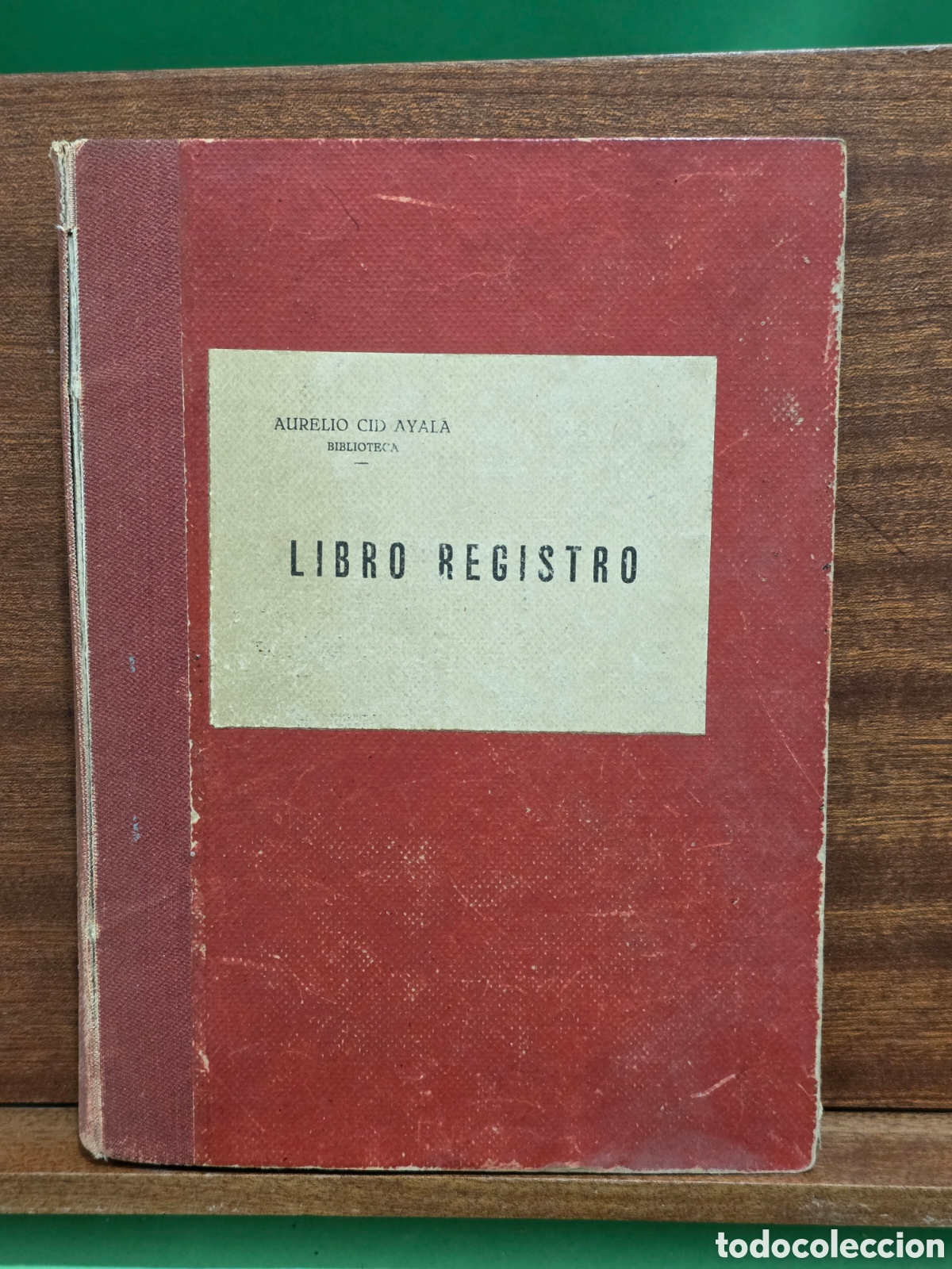 Libros: &rdquo;&rdquo;CURIOSO LIBRO DE REGISTRO DE LA BIBLIOTECA DE UN BIBLI&Oacute;FILO&rdquo;&rdquo;...1938/2001...