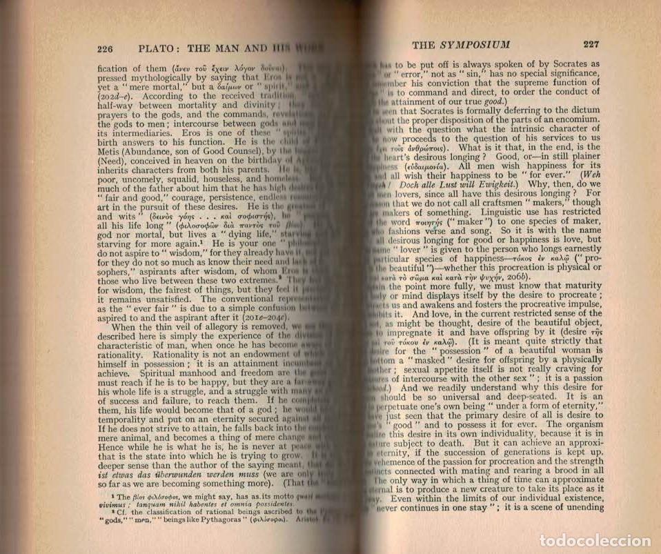 Libros: Taylor. A. E. - PLATO. THE MAN AND HIS WORK - Foto 3