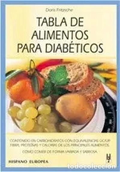 Libros: Tabla de alimentos para diab&eacute;ticos- 9788425514470