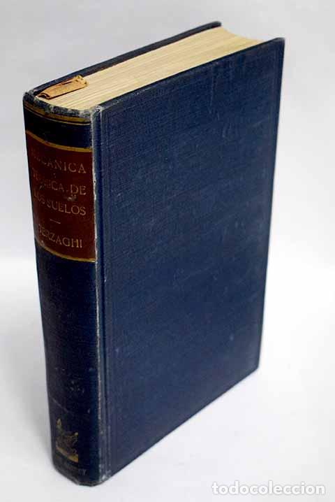 Libros: Mec&aacute;nica te&oacute;rica de los suelos.- Tenzaghi, Karl