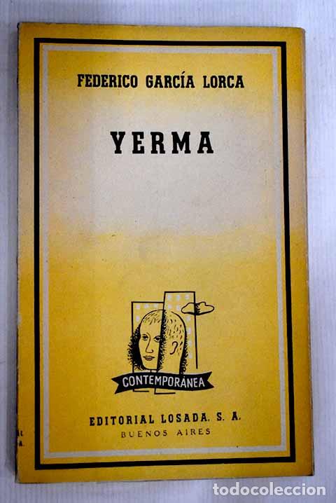 Libros: Yerma: Garc&iacute;a Lorca, Federico.- Garc&iacute;a Lorca, Federico