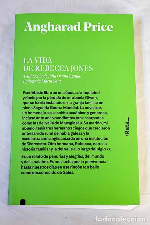 Libros: La vida de Rebecca Jones.- Price, Angharad