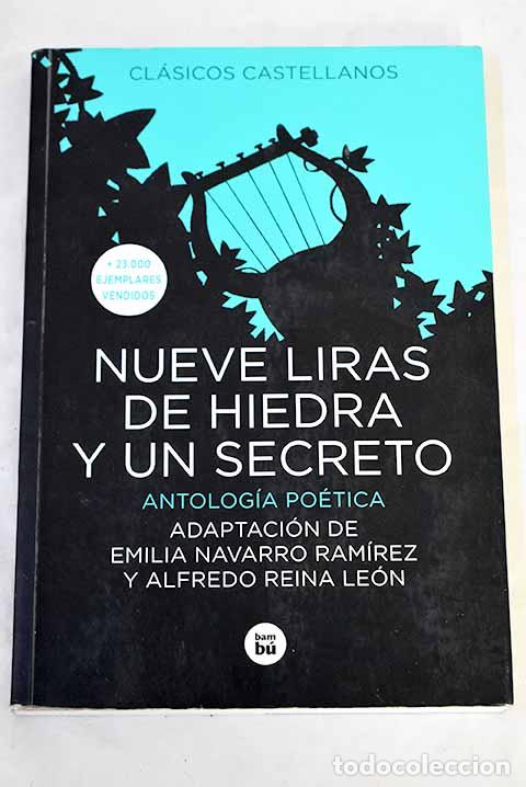 books: Nueve liras de hiedra y un secreto: antolog&iacute;&shy;a po&eacute;tica.- Navarro Ram&iacute;rez, Emilia