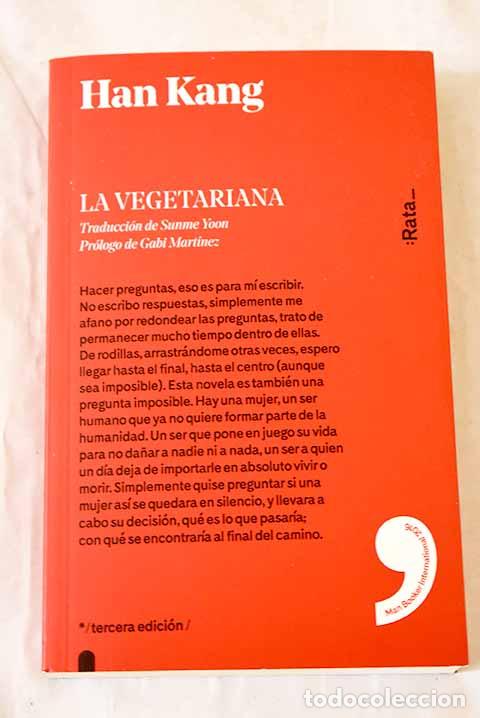 Libros: La vegetariana: Han, Kang.- Han, Kang
