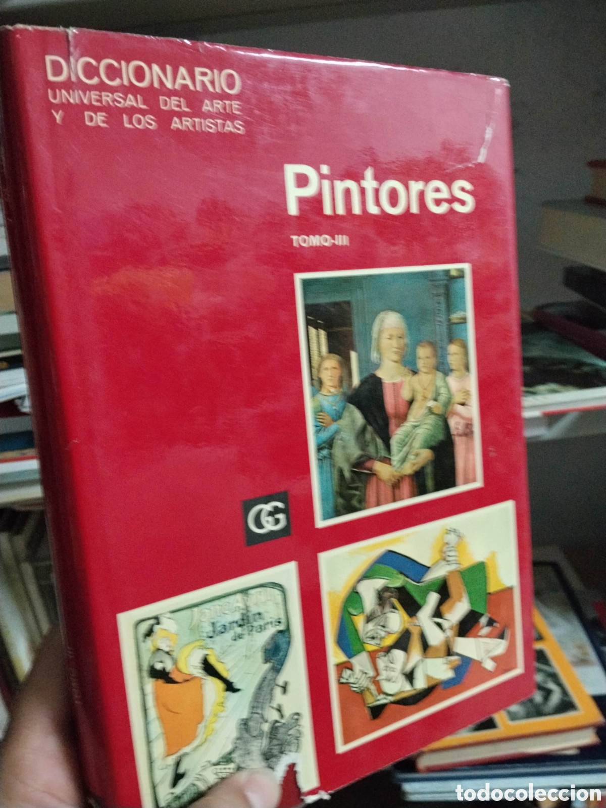 Libros: DICCIONARIO    UNIVERSAL    DEL   ARTE  Y   DE  LOS ARTISTAS   PINTORES    TOMO  III - VVAA