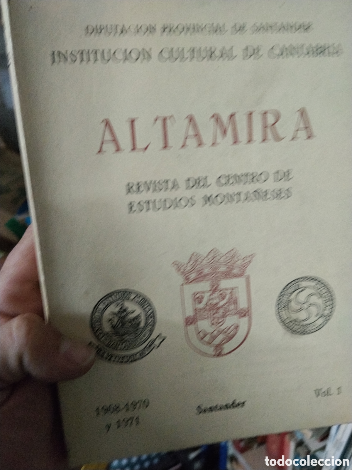 Libros: ALTAMIRA   REVISTA  DEL  CENTRO  DE  ESTUDIOS  MONTA&Ntilde;ESES    SANTANDER  1968-1970 y  1971  Vol   1 -