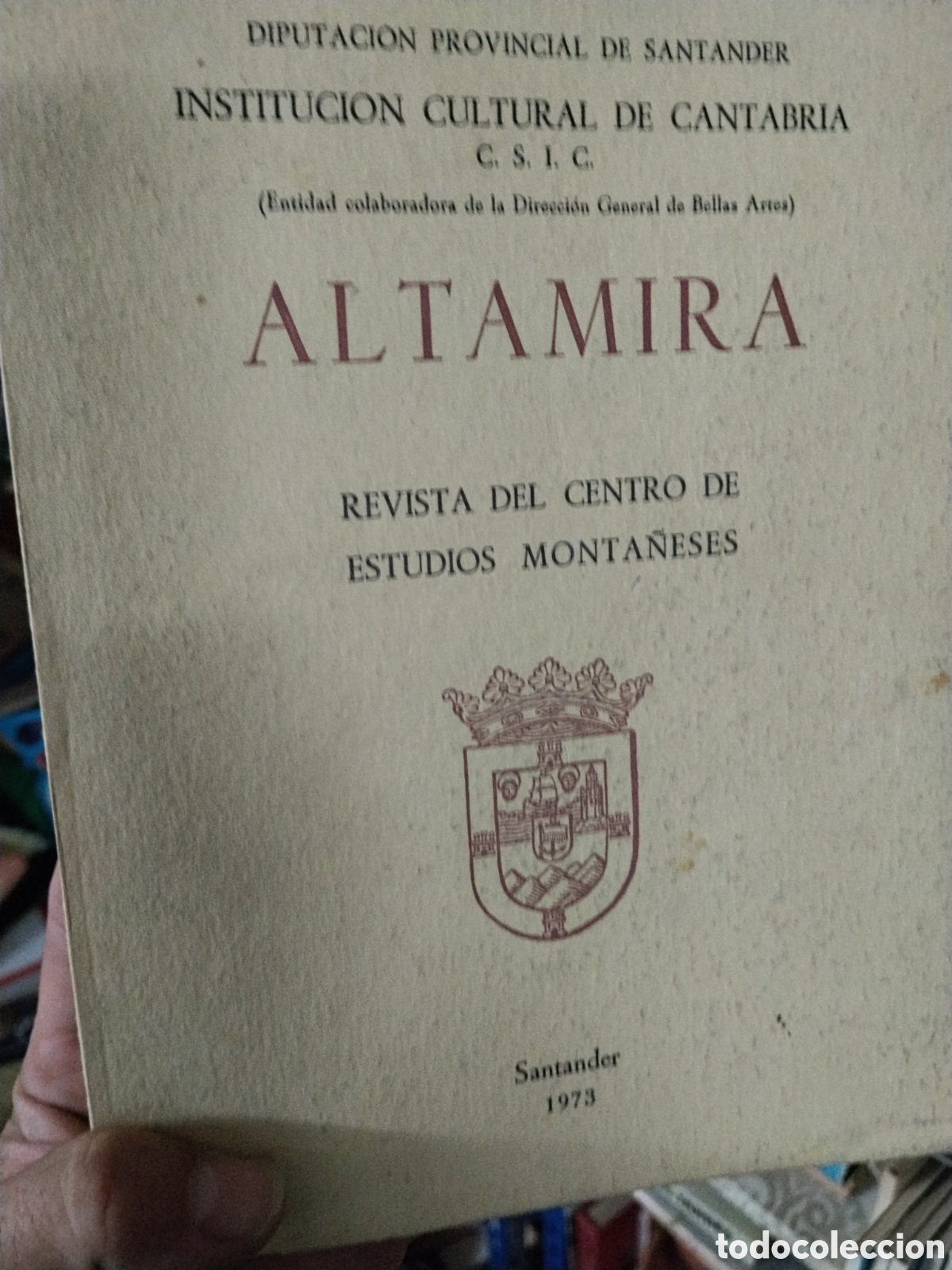 Libros: ALTAMIRA  REVISTA  DEL  CENTRO   DE  ESTUDIOS  MONTA&Ntilde;ESES  SANTANDER  1973 - VVAA