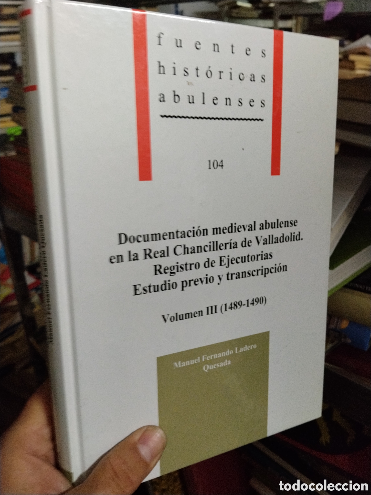 Libros: Documentacion medieval  abulense en la Real Chancilleria  de Valladolid Registro de Ejecutorias Estu