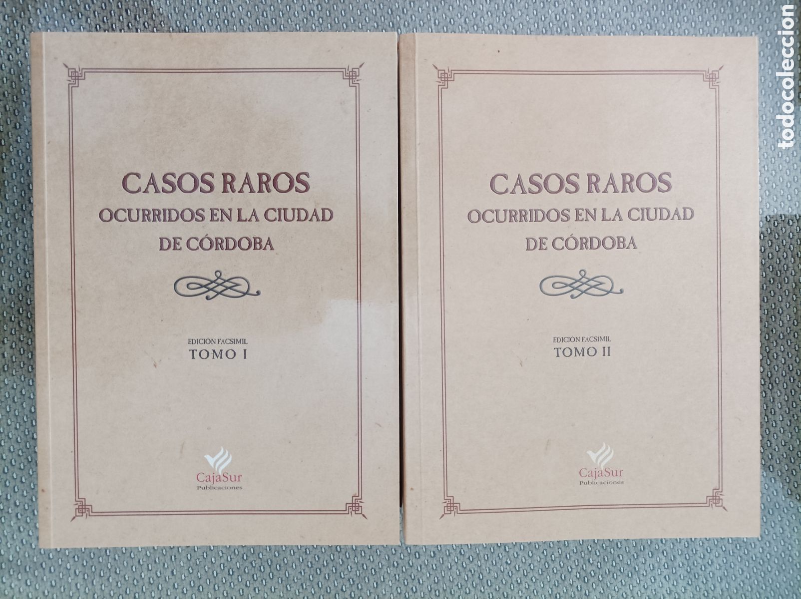 Libros: Casos raros ocurridos en la ciudad de C&oacute;rdoba. Tomos I y II- Ed. facs&iacute;mil.