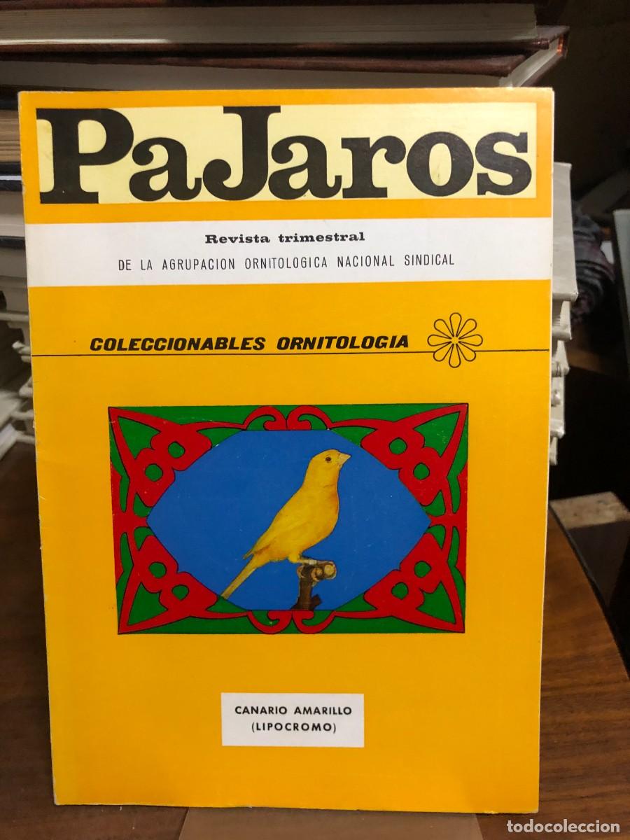 Libros: P&aacute;jaros (Canario Amarillo) P&aacute;jaros. Revista Trimestral de la Agrupaci&oacute;n Ornitol&oacute;gica Nacional Sindic