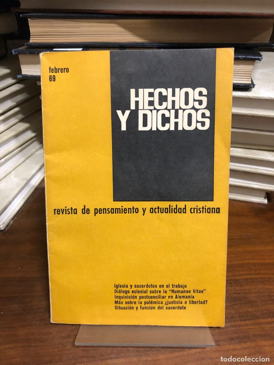 Libros: Hechos y Dichos N.&ordm; 69 (Febrero 1969)