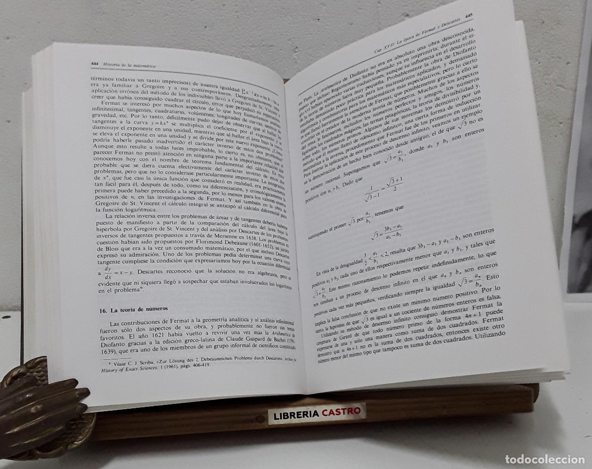 Libros: Historia de la matem&aacute;tica, Carl B. Boyer - Carl B. Boyer. - Foto 3