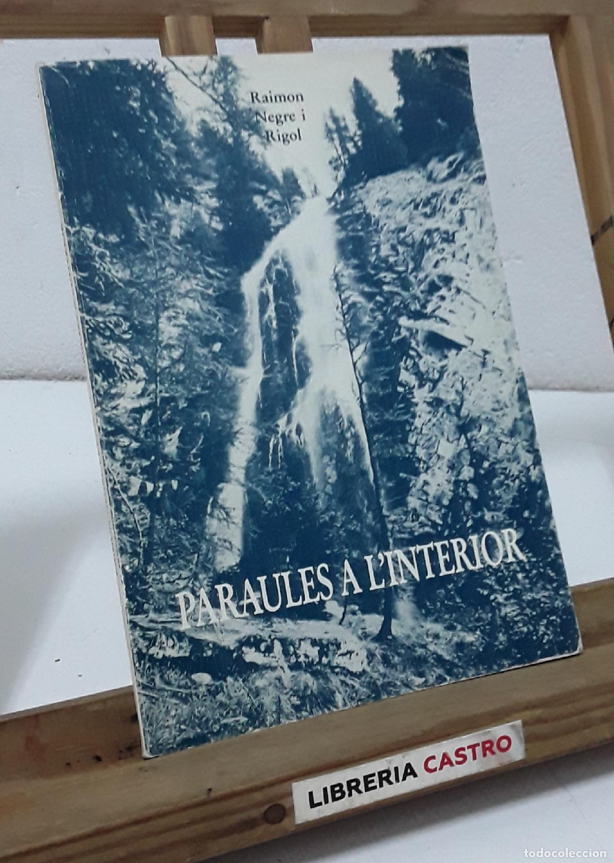 Livros em segunda m&atilde;o: Paraules a l'interior, Raimon Negre i Rigol - Raimon Negre i Rigol.