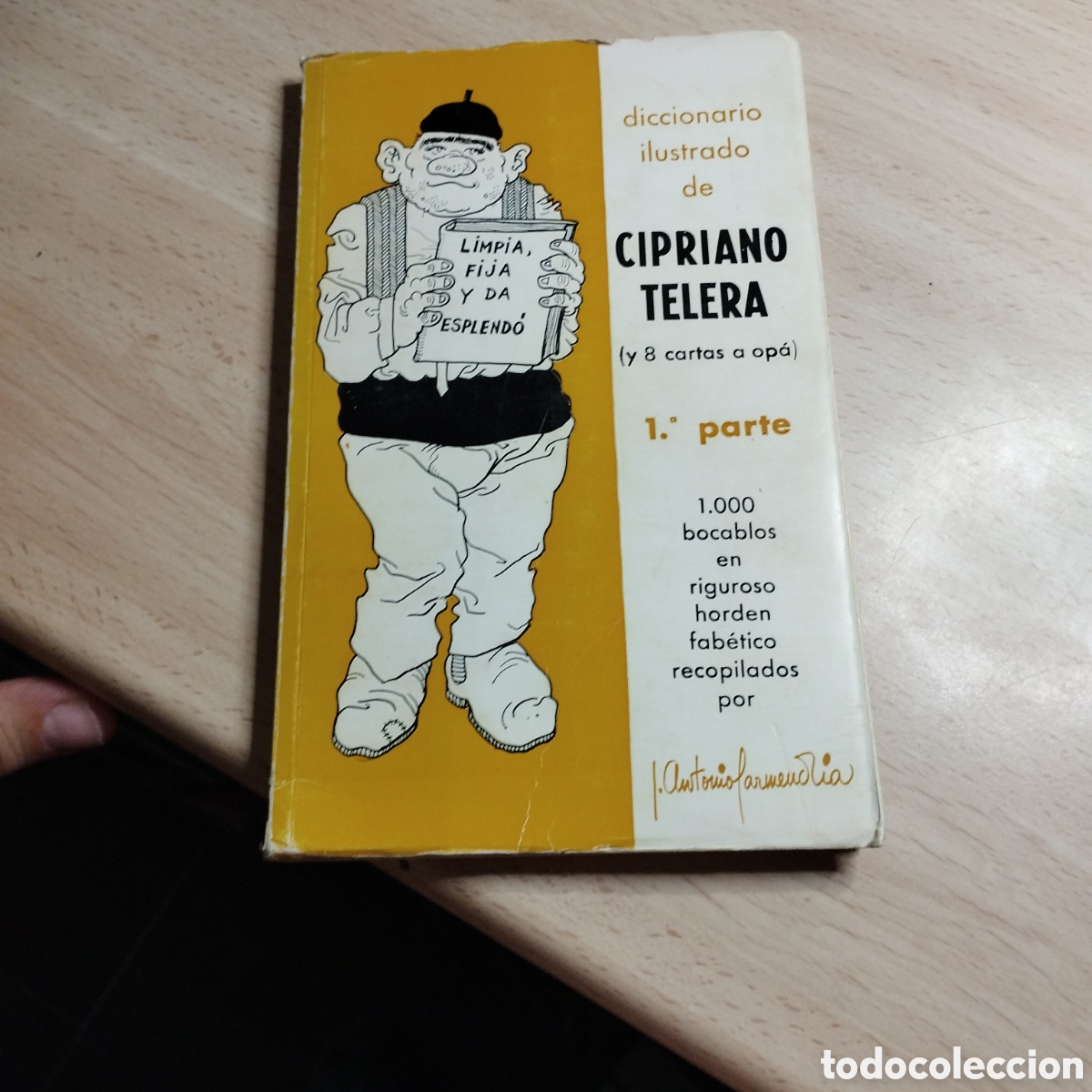 Libros: Cipriano Telera.( Y 8 cartas a op&aacute;). Diccionario Ilustrado. Jos&eacute; Antonio Garmendia Gil. 1972. Sevill
