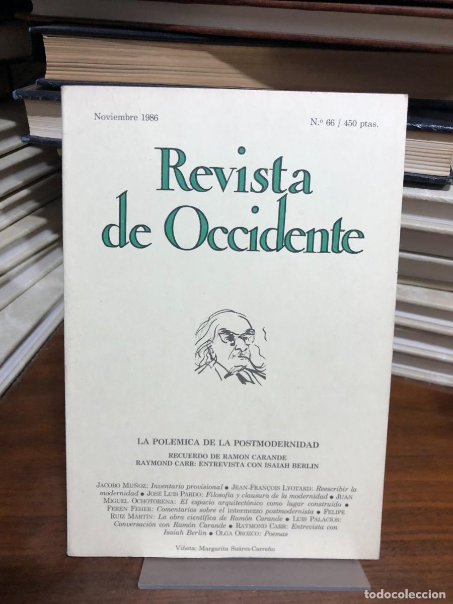 Libros: Revista de Occidente N.&ordm; 66 (Noviembre 1986) &ndash; La pol&eacute;mica de la postmodernidad