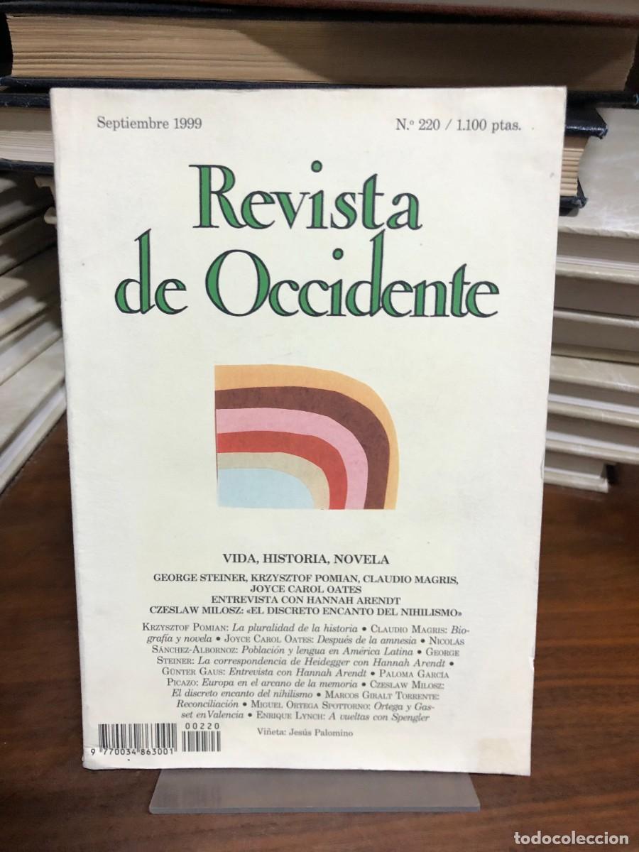 Livros em segunda m&atilde;o: Revista de Occidente N.&ordm; 220 (Septiembre 1999) &ndash; Vida, historia, novela