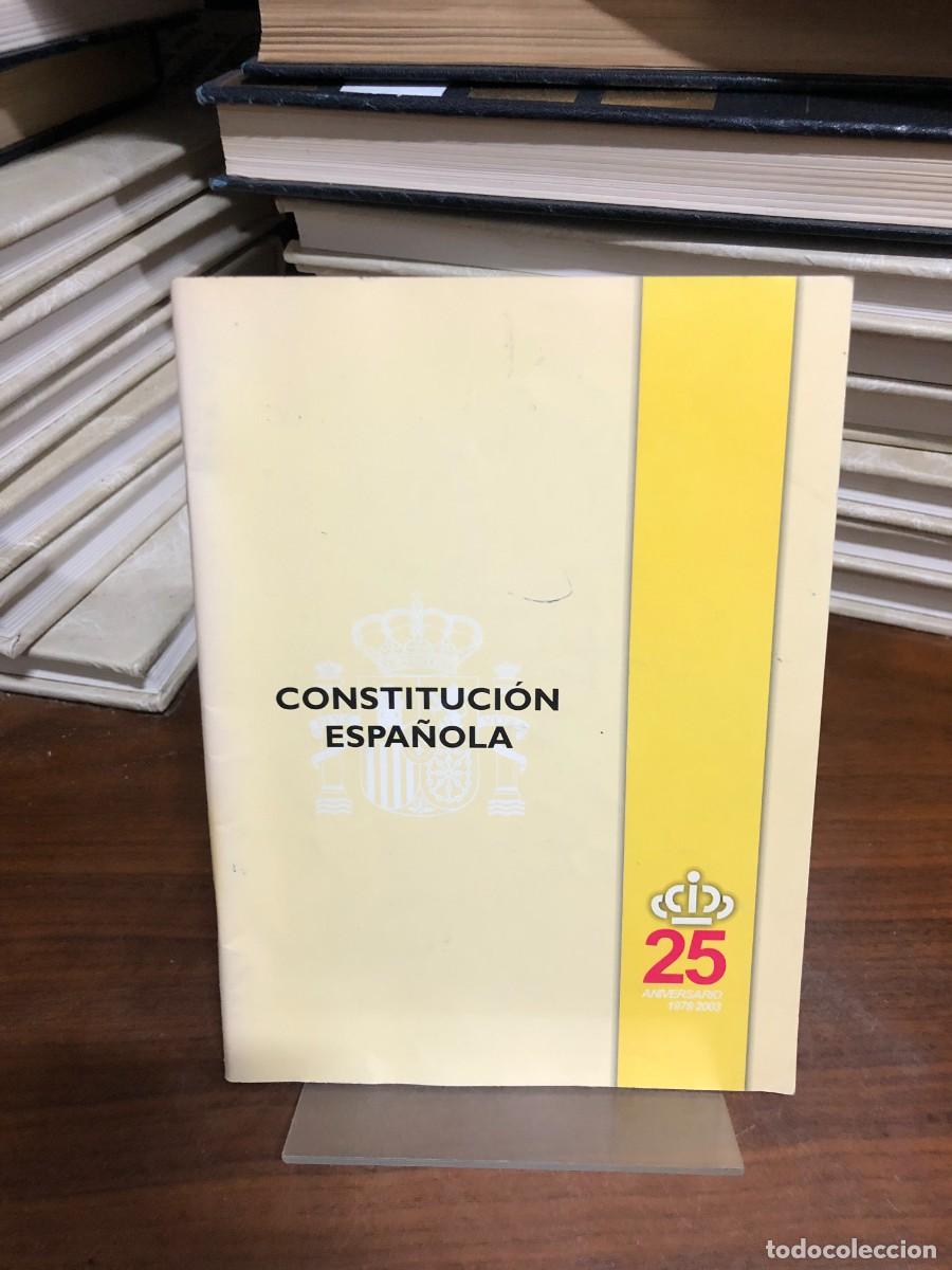 Libros: Constituci&oacute;n Espa&ntilde;ola (Folleto 25 Aniversario)